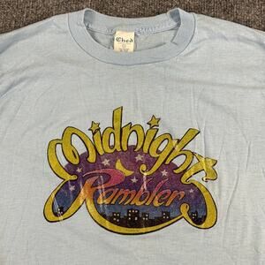 Vintage Midnight Rambler Single Stitch T Shirt XL measures smaller Ched 70s 80s